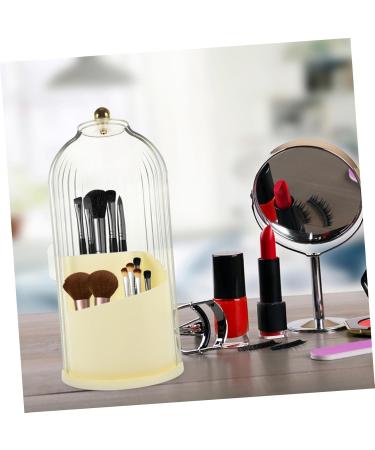 PRETYZOOM Makeup Brush Cosmetic Brush Holders Eyeliners Makeup Holder Brush Case To Rotate Dressing Table - Buy Online on GoSupps.com