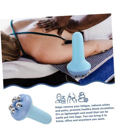 Gleavi 2-in-1 Ice Cream Massage Roller - Manual Muscle & Facial Roller for Yoga & Hair Growth | International Shipping Available - Buy Online on GoSupps.com