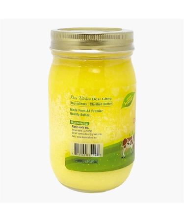 Rani Foods Inc Desi Kitchen DESI GHEE (Clarified Butter) 16oz - 1 Pint | Pure Indian Ghee - 16 Fl Oz (1 Pack) - Buy Online on GoSupps.com