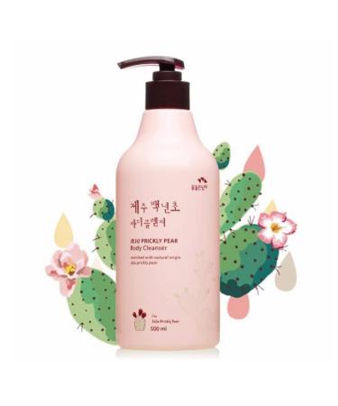 Prickly Pear Skin Cleanser 500ml - Moisturizing & Purifying Shower Gel for Dry Skin - Relieve & Refresh with Pink Bath Wash - Buy Online on GoSupps.com