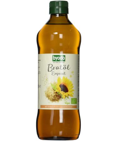 Byodo Organic Frying Oil Exquisit pack of 4 (4 x 500 ml) 4 x 500 ml Exquisit
