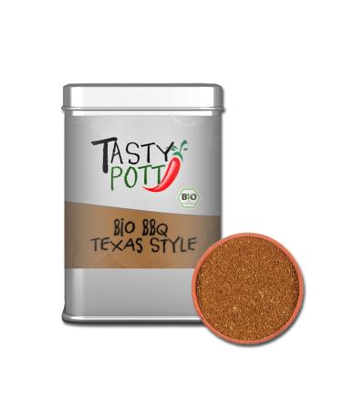 Jeske Sports Supplies Tasty Pott Organic grill spices spice mixtures BBQ grilling spices grill steak spices grill vegetables herbs organic BBQ Texas Style 100 g