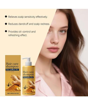  ZLHHRZJX Ginger hair care shampoo against hair loss and dandruff ginger shampoo against hair loss improves split ends regulates the production of - Buy Online on GoSupps.com
