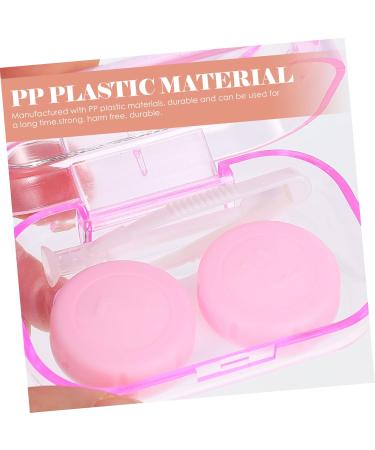 Hapinary Cartoon Contact Lens Case - 4 Boxes Eye Contact Lens Carrier with Mirror & Film Holder for Cosmetic Lenses - Buy Online on GoSupps.com
