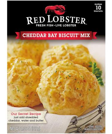 Red Lobster Cheddar Bay Biscuit Mix 11.36 oz Boxes - Pack of 2 with By The Cup Metal Measuring Spoons - Buy Online on GoSupps.com