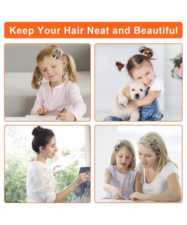 40Pcs Silicone Coated Hair Barrettes for Women & Girls | Non-Slip Metal Hair Clips with Drop Oil Protection | Black Color - Buy Online on GoSupps.com