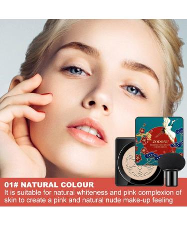 Shop YUECI HEAD Foundation - Moisturizing Long-Lasting Mushroom Head CC Cream Concealer (1g) - Perfect Coverage for All Skin Types - Buy Internationally! - Buy Online on GoSupps.com