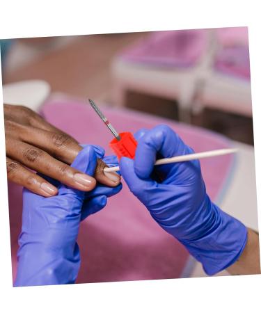 BIUDECO Nail Polisher Nail Art Polishing Tools Acrylic Nail Drill Bits Nail Bits for Women Nail Drill Bits for Nail Salon Manicure Supplies Manicure Tools Nail Bits for Nail Drill 7.00X1.30X1.30CM Red - Buy Online on GoSupps.com