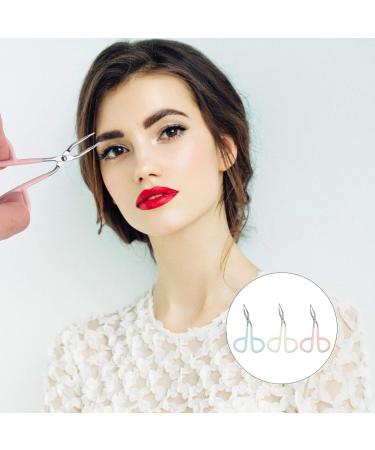 Stahad 6-Piece Stainless Steel Eyebrow Tweezers & Scissors Set for Women & Men - Perfect for Eyebrow Shaping Nose Hair Cutting & Eyelash Care - 8.5x5x0.2cm Assorted Colors - Buy Online on GoSupps.com