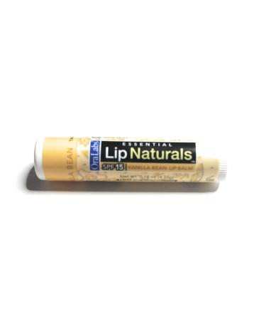(1) .15 oz Tube OraLabs Essential Lip Naturals SPF 15 (Vanilla Bean Flavored Lip Balm)