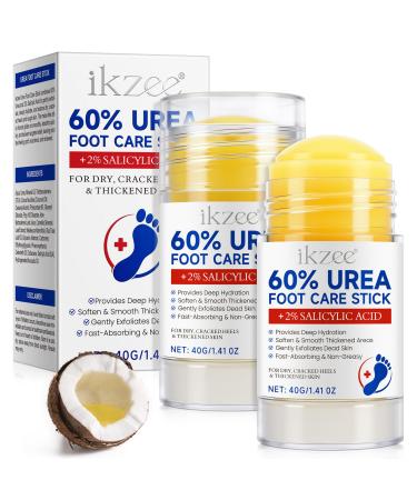 Datival Urea Cream 60% Moisturizing Repair Foot Cream Cream for Dry and Cracked Feet Foot Balm Stick Cracked Heel Repair Cream Moisturizes and Softens Dry Feet 2PCS