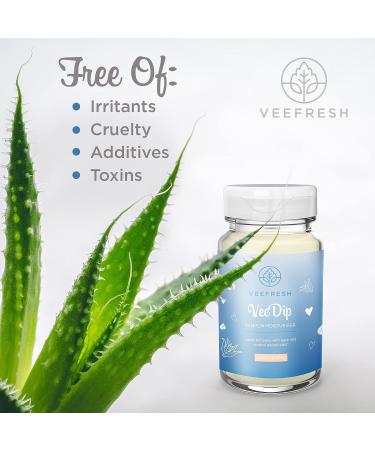 VeeFresh VeeDip Boric Acid Tampon Moisturizer with Aloe Vera & Vitamin E - Menstrual Feminine Care for Comfortable Insertion & Odor Prevention - Buy Online on GoSupps.com