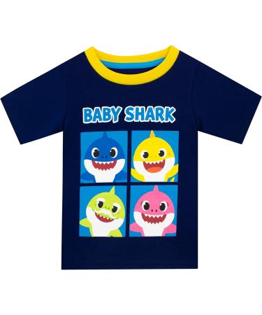 Pinkfong Baby Shark Boys Snuggle Fit Pyjamas 12-18 Months Blue - Buy Online on GoSupps.com