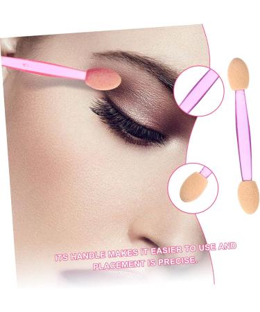 LALADEFIEE 100pcs Double-ended Eyedhadow Brush Makeup Eyeshadow Eye Shadow Sponge - Buy Online on GoSupps.com