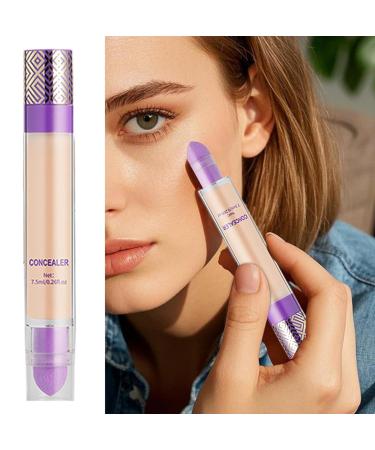  Gcerfby Full Coverage Cream Concealer Stick - 4 in 1 Full Coverage Concealer Long-Lasting Waterproof Stick | Radiant Brightening Moisturizing CC Cream Cosmetics 7.5 ml - Buy Online on GoSupps.com