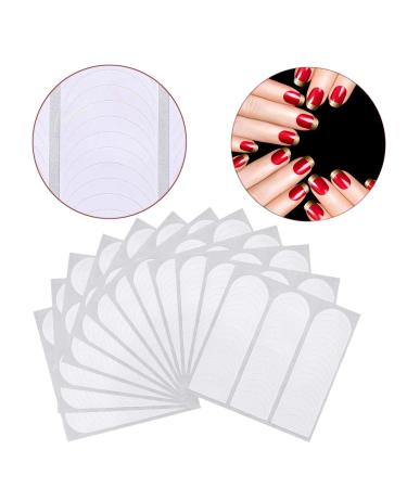 ENERRGECKO French Manicure Nail Art Stickers Self-Adhesive Nail Sticker Tips for Manicure Decoration Diy Tools