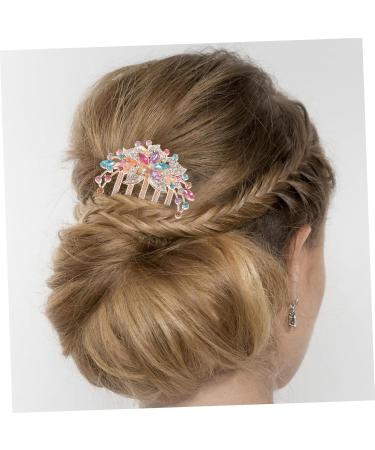 Housoutil Rhinestone Hair Accessories Hairpin Hair Accessories for Women Womens Hair Clips Hair Combs for Women Accessories Hair Jewelry Comb Bride Alloy Rhinestones The Flowers - Buy Online on GoSupps.com