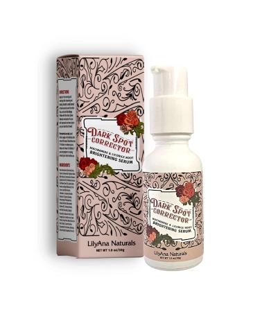 LilyAna Naturals Dark Spot Corrector - Brightening Face Serum with Niacinamide and Kojic Acid - 1oz - Buy Online on GoSupps.com