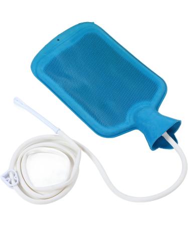 2L Silicone Concrete Enema Bag Kit | Reusable Portable Colon Cleaning Set with Hook & Syringe Pipe for Intestinal Detox - Buy Online on GoSupps.com