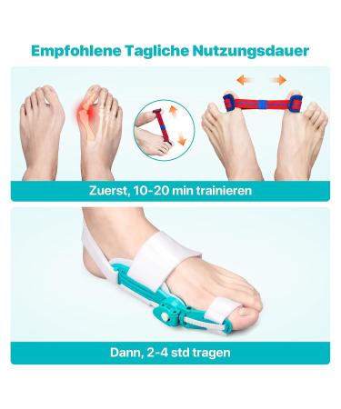 Moicainy Hallux Valgus Correction Kit - Toe Spreader Silicone Bands & Training Device for Bunion Relief | International Shipping - Buy Online on GoSupps.com
