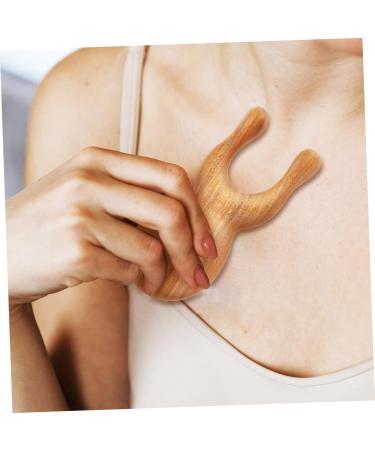 Fomiyes Green Sandalwood Acupuncture Massage Device - Enhance Circulation & Relaxation | Comfortable Hair & Facial Accessory for Home Use - Buy Online on GoSupps.com