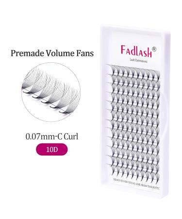 Shop 10D Volume Eyelash Extensions - 0.07mm C Curl 13mm Individual Artificial Lashes for Lasting Beauty - Buy Online on GoSupps.com