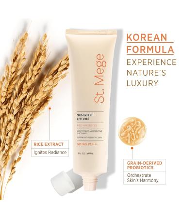 Rice Korean Lightweight Sunscreen - Daily SPF 50+ PA++++ - Reef Safe No White Cast 2 OZ Travel Size - Buy Online on GoSupps.com