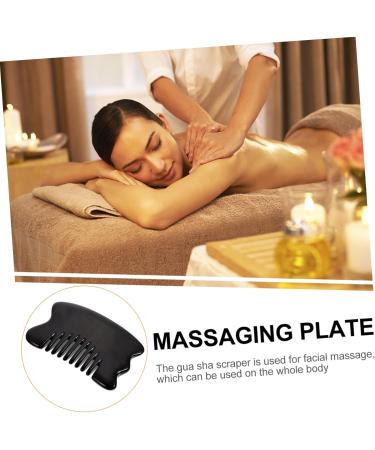 Buy Fomiyes 2-Pack Scalp Massager Comb | Effective Massage & Relaxation Tool for Home Use | Scalp Ridge Ochsenhornkamm Design - Buy Online on GoSupps.com