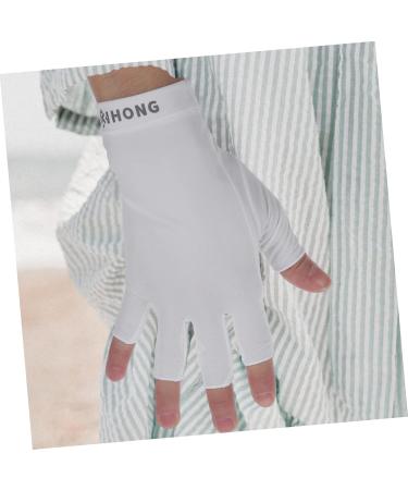 Beaupretty 2 Pairs Uv Gloves Uv Protection Manicure Gloves Nail Gel Gloves for Uv Protection Uv Protection Gloves Gel Nail Gloves Uv Protection Women's Cool Gloves Fabric White Anti-uv - Buy Online on GoSupps.com