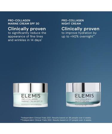 ELEMIS Day & Night Wonder Duo | Pro-Collagen Marine Cream SPF 30 & Night Cream | Anti-Aging Hydrating Skincare Set for Day & Night Moisturization - Buy Online on GoSupps.com