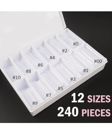 3XL Dual Nail Forms - Square Curved Molds for Polygel Acrylic & Dip Powder Extensions | International Shipping Available - Buy Online on GoSupps.com