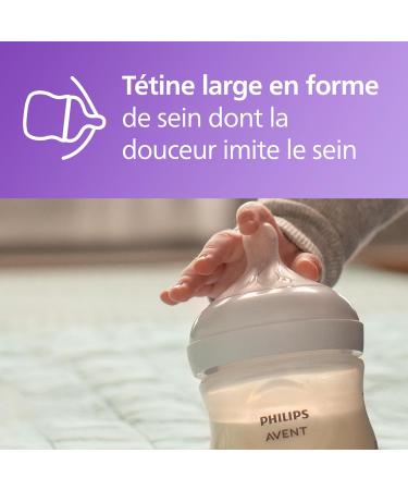 Philips Avent Natural Response 330 ml Baby Bottle Flow 4 (3 months and up) SCY906/11 - Buy Online on GoSupps.com