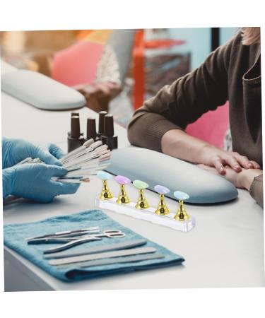 minkissy 2 Sets Nail Holder Nail Practice Holder Nail Stand Nail Art Holder Nail Art Practice Stands Nail Display Stand Nail Art Practice Rack Nail Art Stand Manicure Acrylic Checkerboard - Buy Online on GoSupps.com