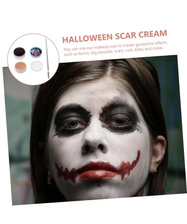 FRCOLOR Halloween Scar Cream & Wax - 2 Sets | Special Effects Makeup for Realistic Scars - Buy Online on GoSupps.com