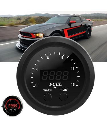 Buy Ultraslim 2" 1/16in Fuel & Oil Pressure Gauge Kit - 15PSI Red LED Accurate & Antishock - International Shipping Available - Buy Online on GoSupps.com