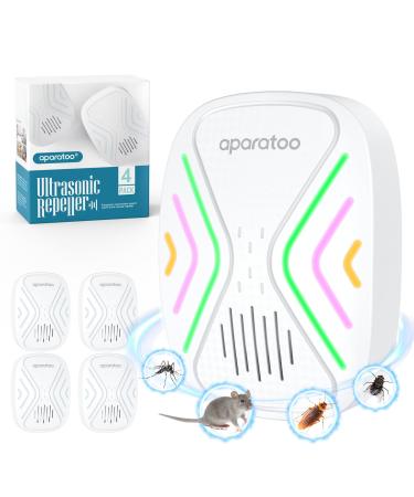 Mosquito lamp insect destroyer 4 pieces of mosquito protection UV Mosquito Killer Ultrasound pest control ultrasound for mice pest control repeller for mosquitoes cockroaches moth rats San#e3