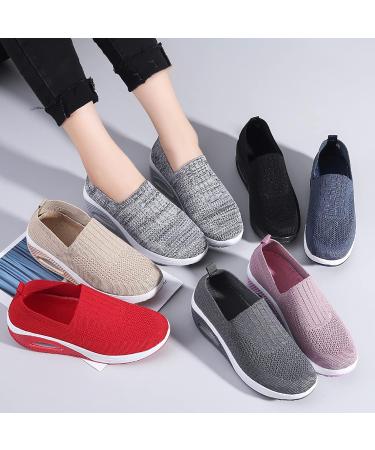 XIRUJNFD 2023 Women's Orthopedic Sneakers - Beige, Size 6.5 - Buy Online on GoSupps.com