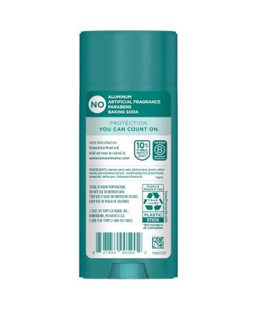 Tom s of Maine Unscented Natural Deodorant for Women and Men Aluminum Free 3.25 oz Unscented 3.25 Ounce (Pack of 1) - Buy Online on GoSupps.com