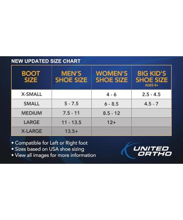 United Ortho Short Air Cam Walker Fracture Boot - Small Black | Comfortable & Durable Solutions for Injury Recovery - Buy Online on GoSupps.com
