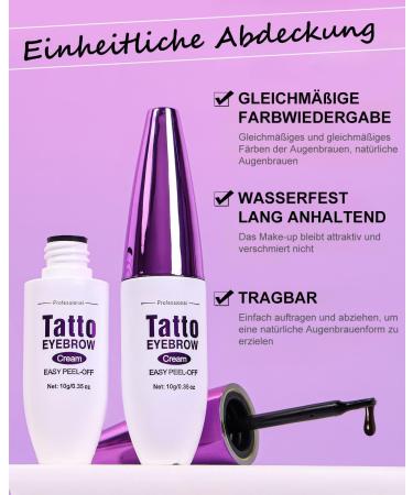 MEITREND PeelOff Eyebrow Gel waterproof and longlasting semipermanent eyebrow gel natural color easy to apply 01 - Buy Online on GoSupps.com