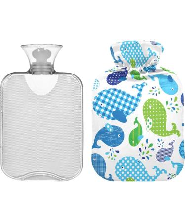 Whales Hot Water Bottle 2L - Pain Relief & Warmth for Feet & Bed | Heat & Cold Therapy - Buy Online on GoSupps.com