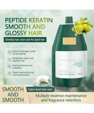 Polypeptide Keratin Moisturizing and Smoothing Repair Cream for Damaged Hair Repair Cream for Damaged Hair Polypeptide Keratin Conditioner - Buy Online on GoSupps.com