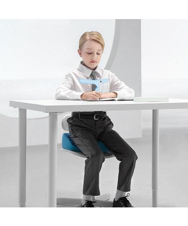 Writing Sitting Posture Corrector - T Shaped Ergonomic Flexible Posture Corrector Non-Slip & Stable Desk Posture Corrector for Home Study School Blue - Buy Online on GoSupps.com