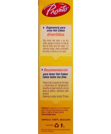 Pronto Hot Cake Mix 350g / Traditional Mexican Hot Cakes Mix Dessert Mix for Pancakes Waffles Crepes Muffins Baking Mix - Buy Online on GoSupps.com