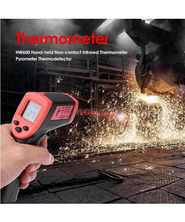 Garosa Industrial Non Contact Digital Temperature Gun -50 to 600 with LCD Display for Cooking HVAC Engineering -58 to 1112 F (Red) - Buy Online on GoSupps.com