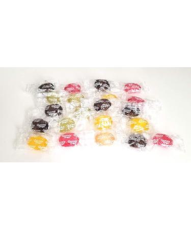 Three Lollies Queasy Drops - Assorted Nausea Relief | Green Tea, Ginger, Banana, Sour Raspberry, Cola | 21 Drops Pack - Buy Online on GoSupps.com