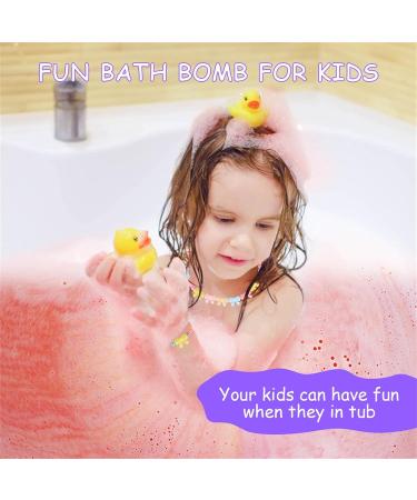 Canvalite 6-Piece Handmade Bathing Balls Gift Set for Kids - Unicorn Bubble Bath Bombs & Jewelry for Girls - Buy Online on GoSupps.com