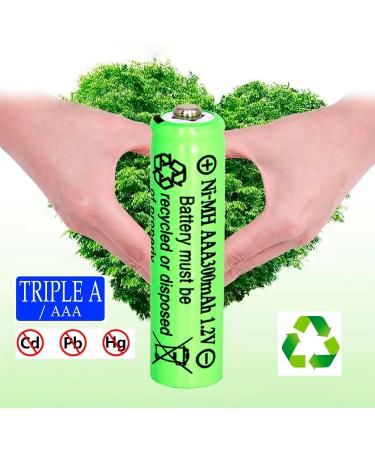 Buy 1.2V AAA 300mAh Ni-MH Rechargeable Batteries for Solar Lights - 20 Pack | Fast International Shipping - Buy Online on GoSupps.com