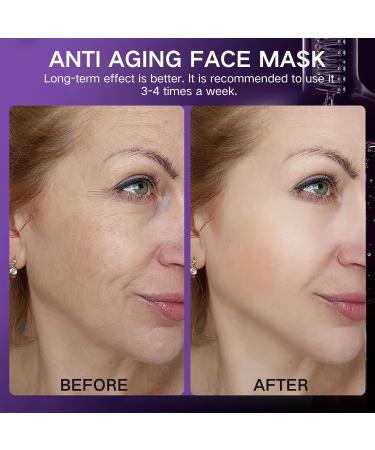 Trendyfave Collagen Face Mask Collagen Mask With Hydrolyzed Collagen Soluble Collagen Facial Mask Collagen Hydrating Face Mask Overnight Face Masks Beauty Korean Sheet Mask Face Care 4pc - Buy Online on GoSupps.com