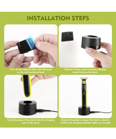 KIONCARE Shaver Razor Stand Charging Base holder for Philips Norelco OneBlade 2520/2530/2620/2630 - Buy Online on GoSupps.com